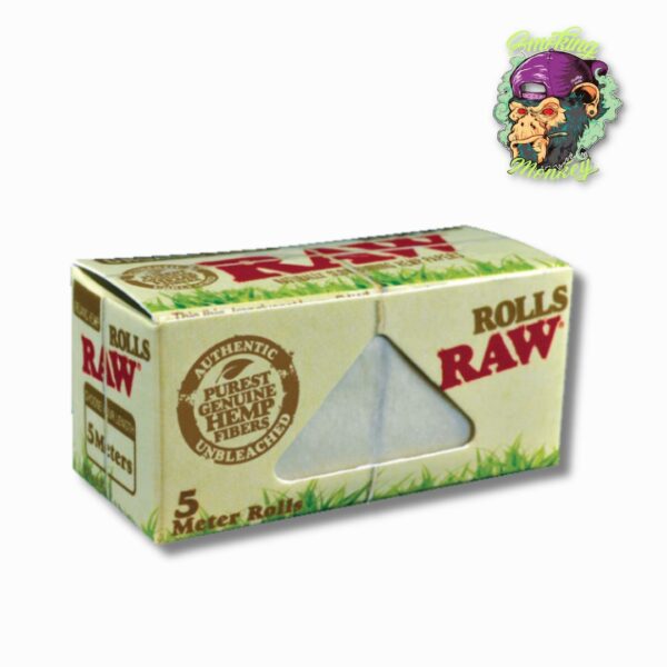 RAW ROLLS ORGANIC HEM 5 METROS KINGSIZE SLIM