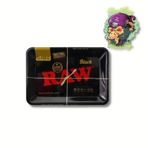 ROLLING TRAY RAW CLASSIC BLACK