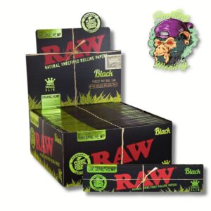 Raw king size slim black organic
