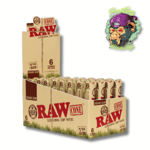 Raw cone organic hemp