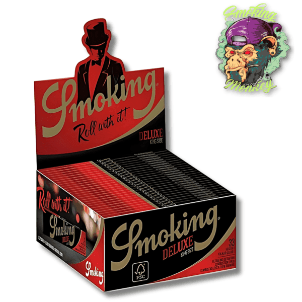 SMOKING DELUXE KING SIZE  + 33TIPS