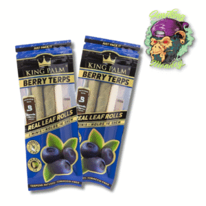 KING PALM BERRY TERPS  REAL LEAF ROLLS