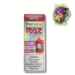 Pod Juice Raz Watermelon Skittz 6Mg